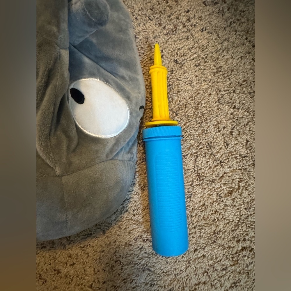 Gray Shark Bouncy Pal with Pump - Picture 2 of 7